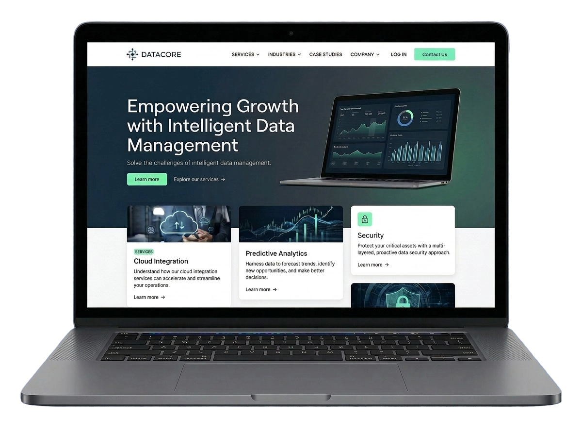 Audyn platform on laptop